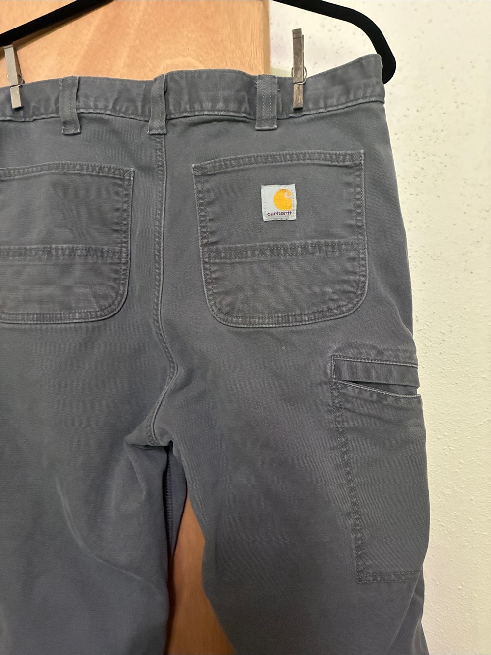 Carhartt canvas knit lined work pants - Picture 3 of 6